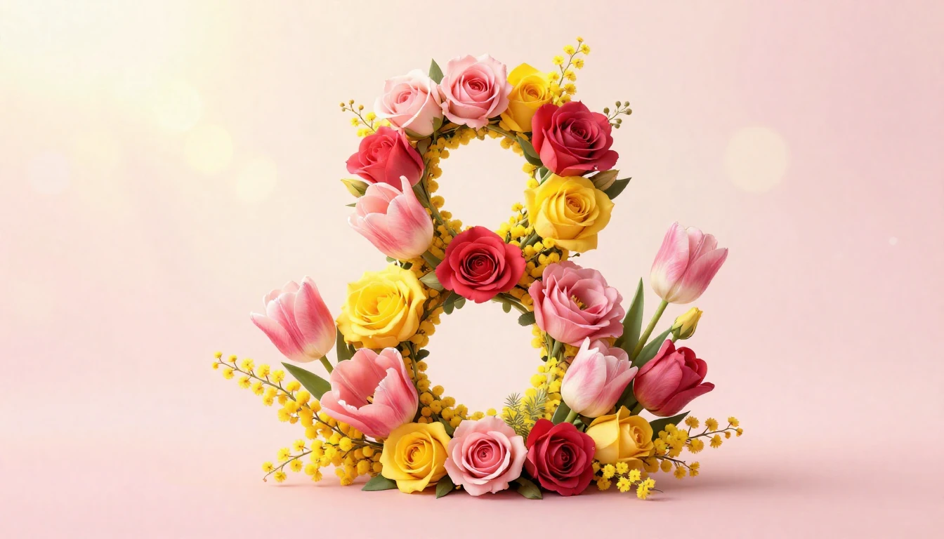 A festive and elegant composition celebrating International ...