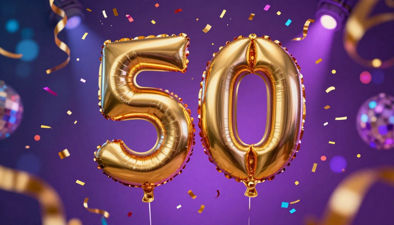 A festive and vibrant digital art composition celebrating a ...