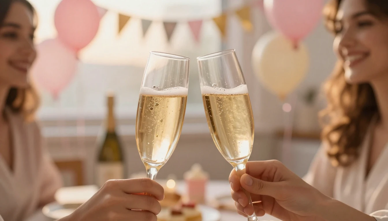 A warm and inviting scene of a birthday celebration for a be...