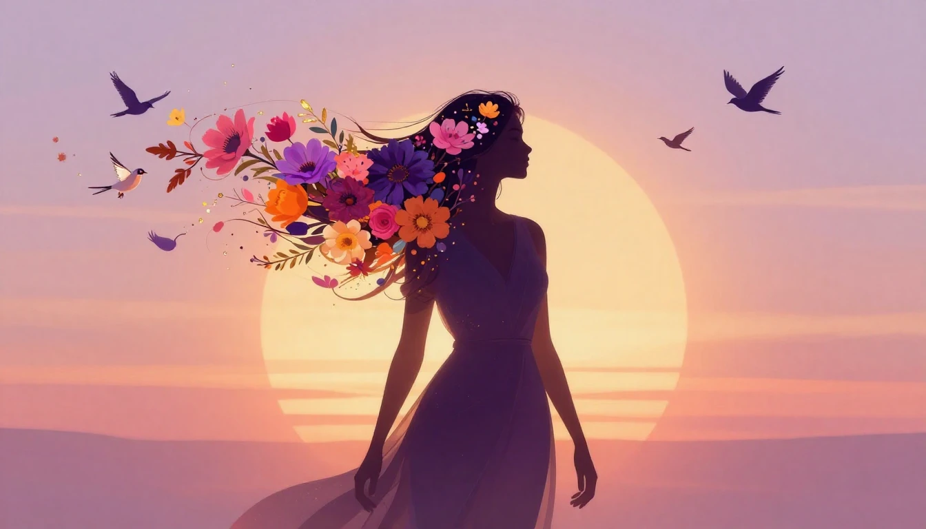 A beautiful and artistic illustration celebrating Internatio...