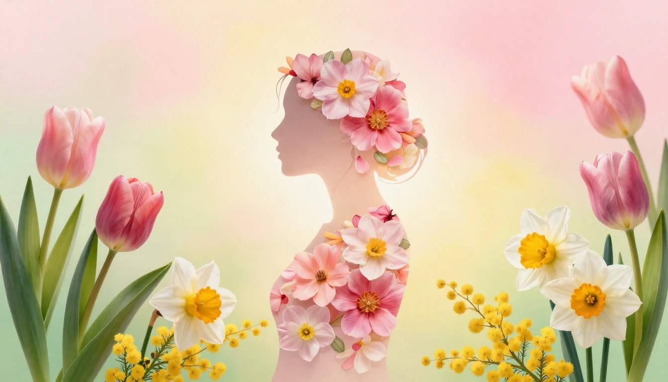 A beautiful, artistic representation of International Women'...