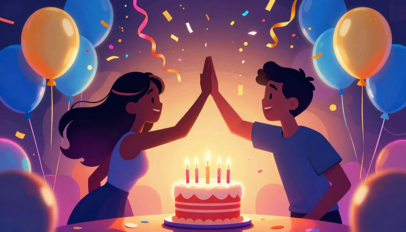 A vibrant and energetic digital art illustration symbolizing...