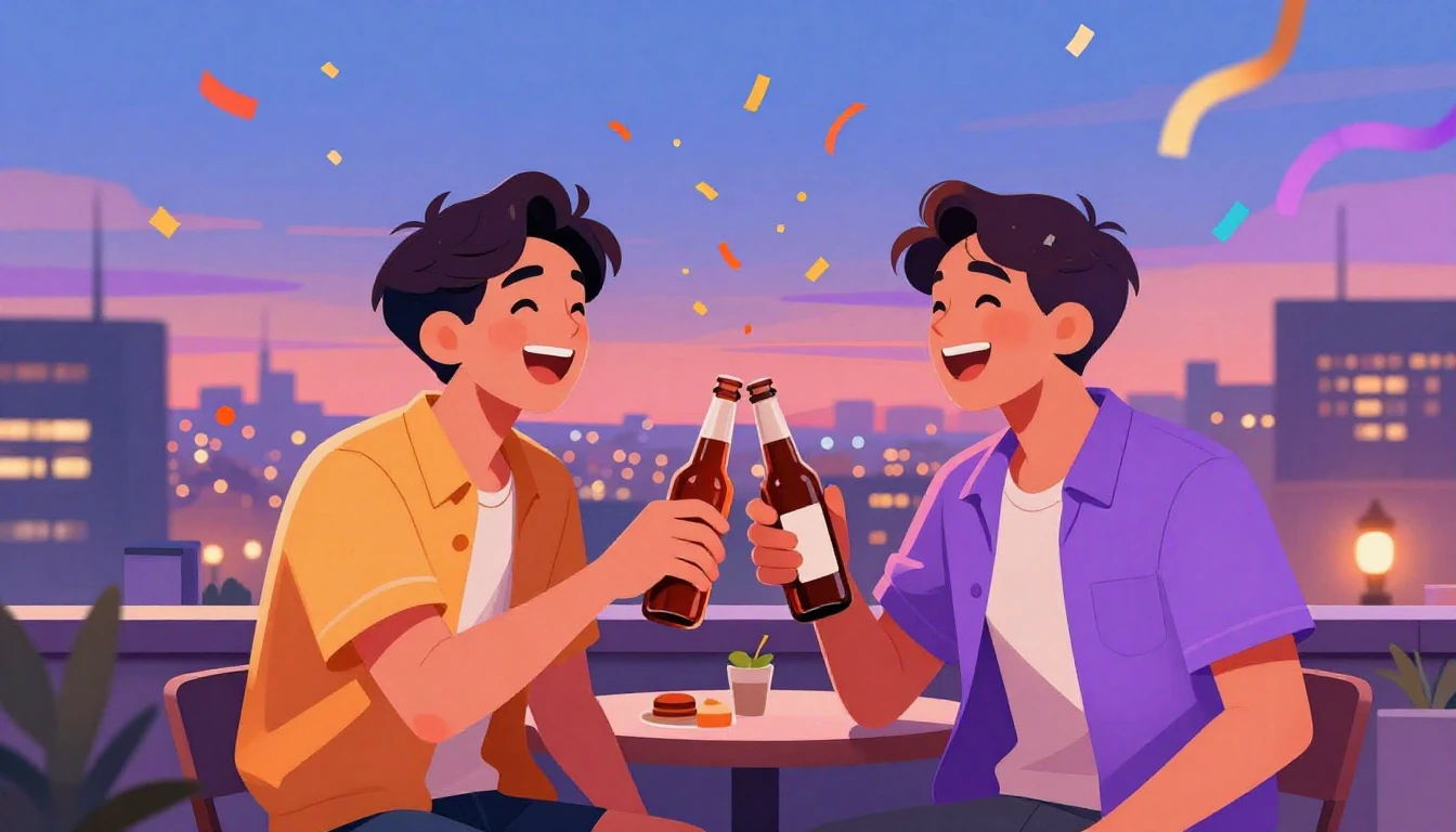 A vibrant and colorful digital art illustration depicting a ...