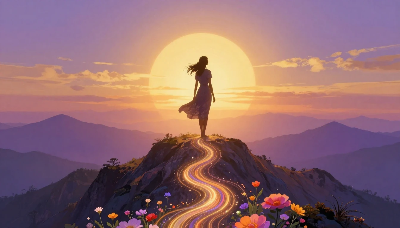 A vibrant and symbolic illustration representing growth and ...