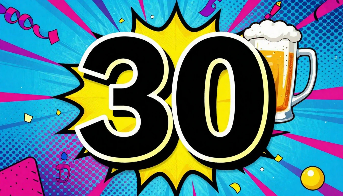 A vibrant and energetic album cover featuring a large, styli...