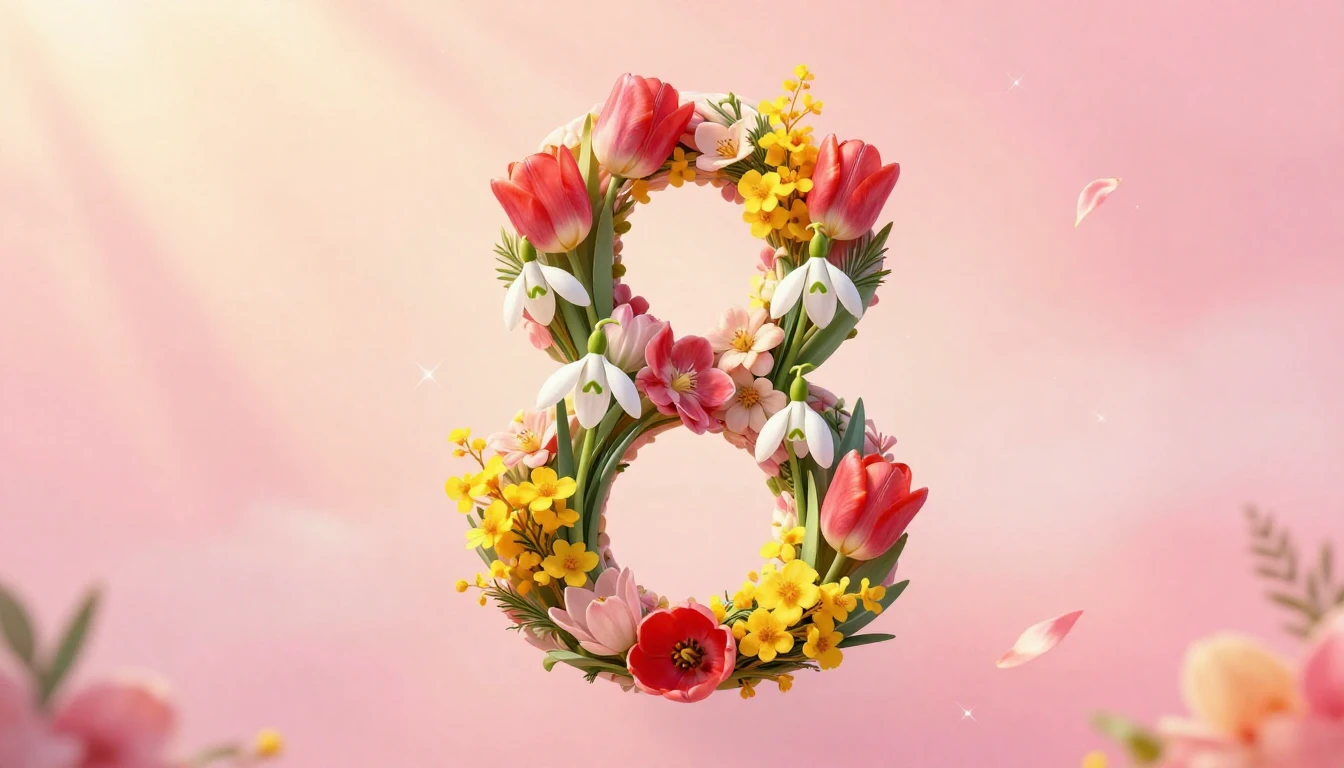 A beautifully designed concept art for International Women's...