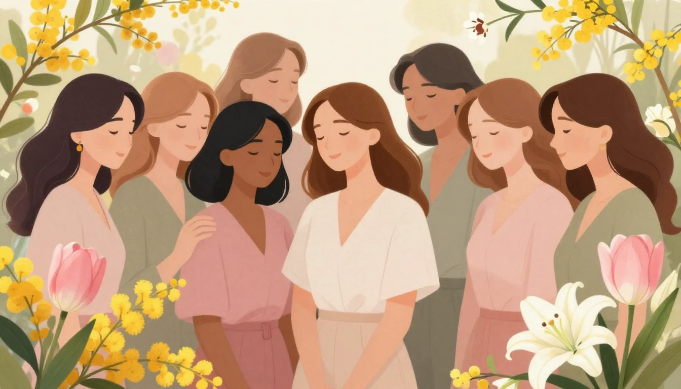 A beautiful and elegant illustration celebrating womanhood. ...