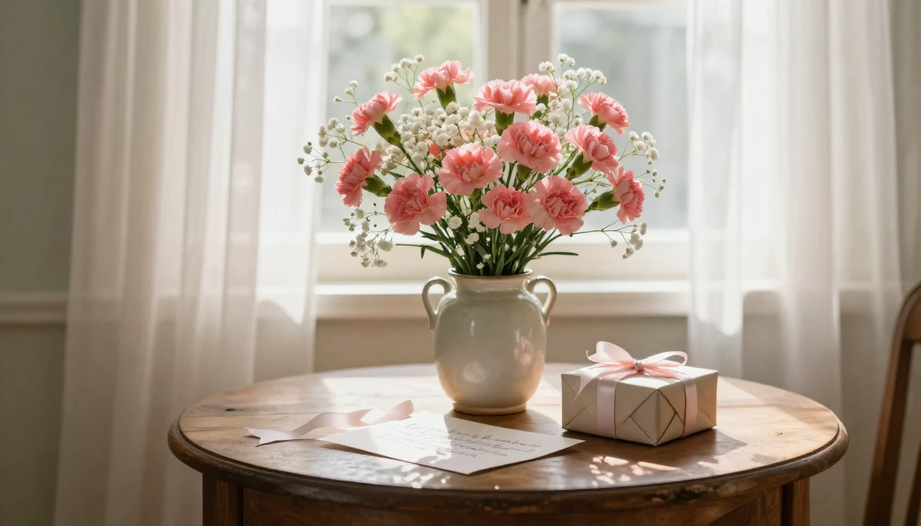 A heartwarming still life composition featuring a vintage wo...