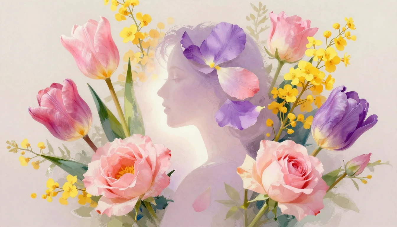 A vibrant and elegant composition celebrating International ...