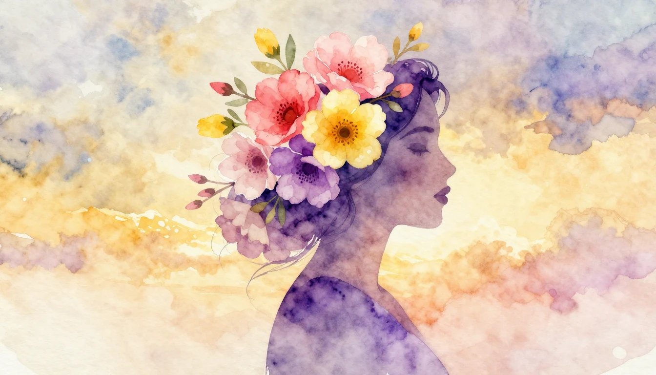 A beautiful and artistic watercolor illustration celebrating...
