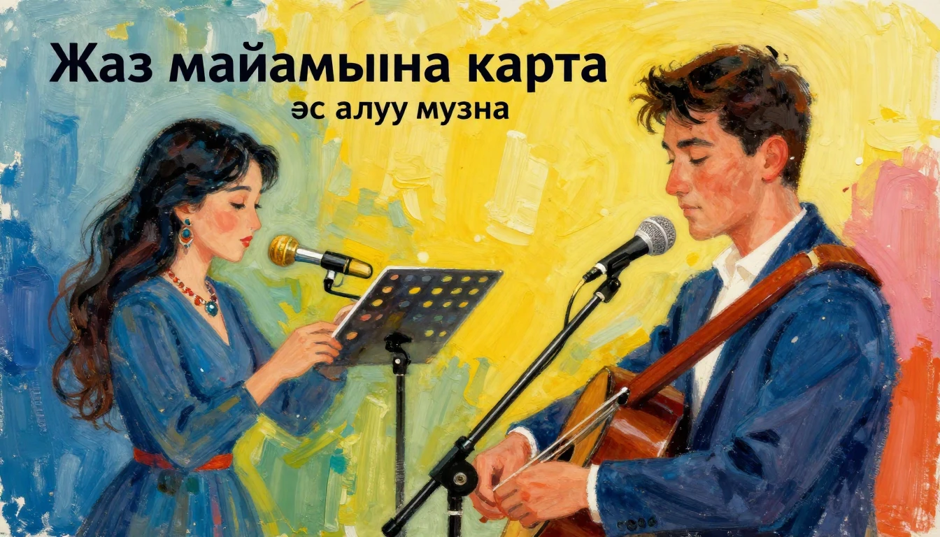 Album cover art for instrumental music about Жаз майрамына к...