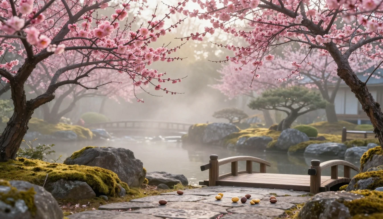 A beautiful landscape depicting the transition from late win...