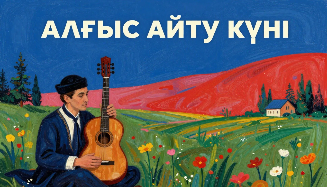 Album cover art for instrumental music about Алғыс айту күні...