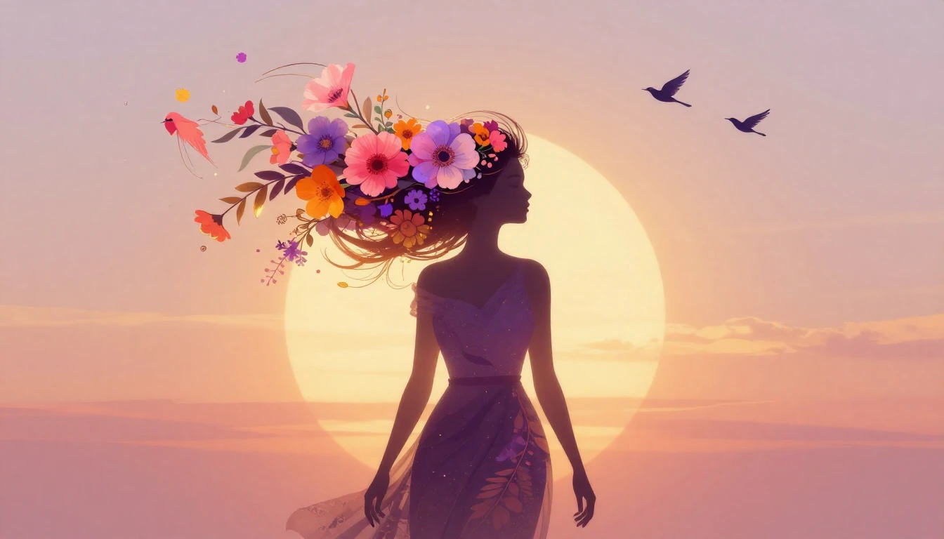 A beautiful and artistic illustration celebrating Internatio...