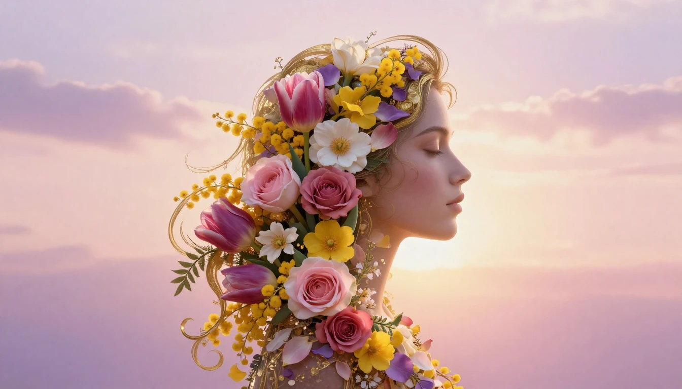 A conceptual illustration celebrating International Women's ...