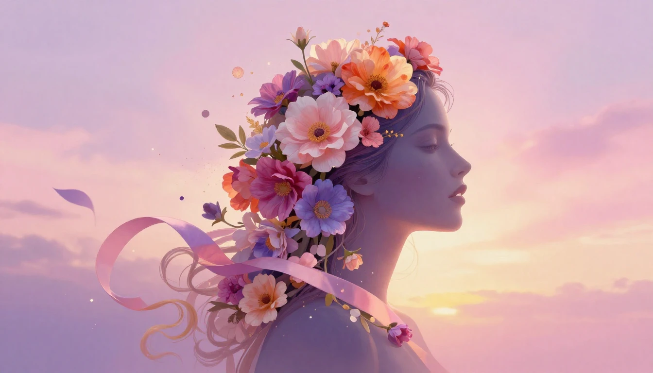 A conceptual and artistic illustration celebrating Internati...