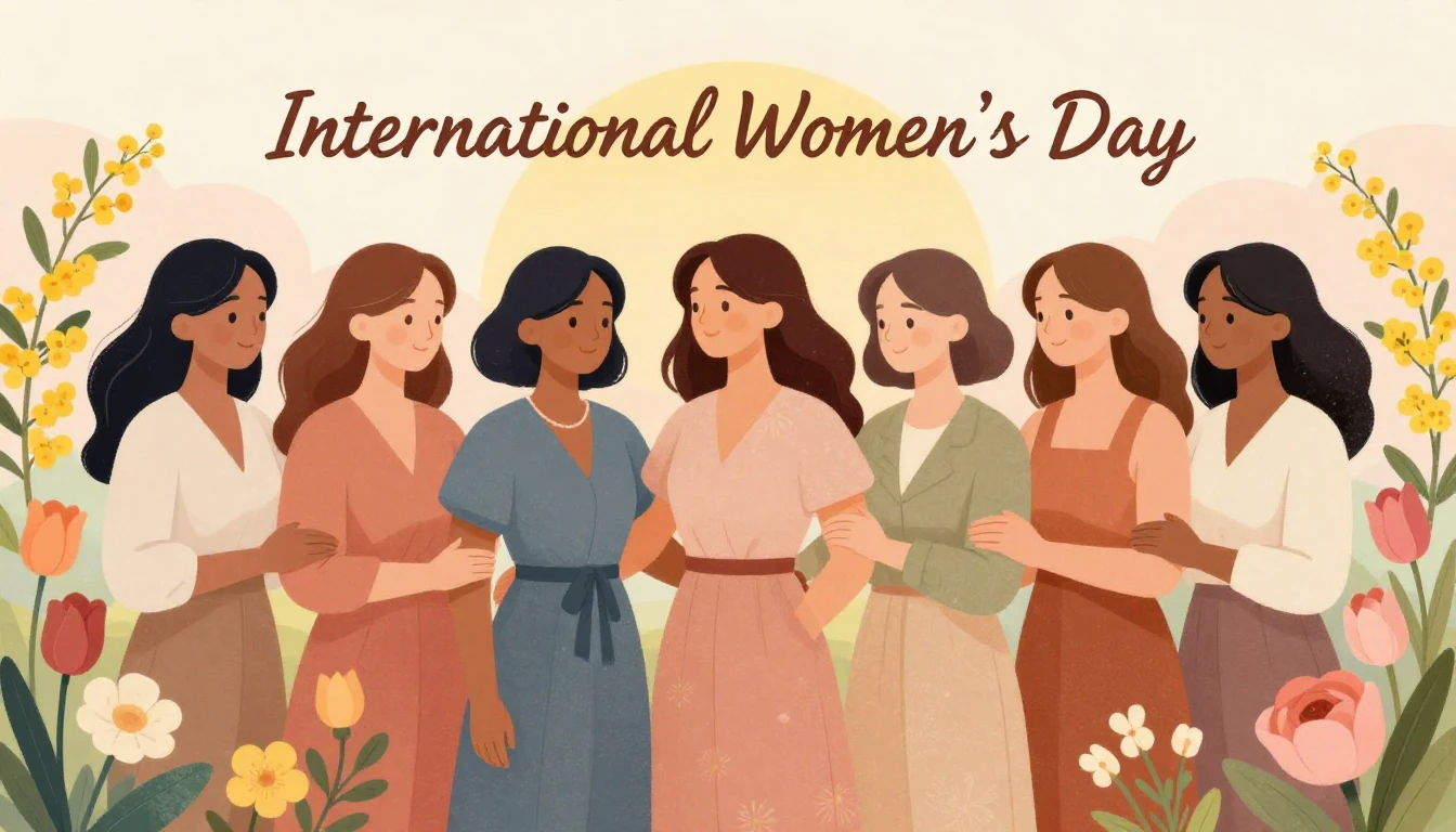 A beautiful and artistic illustration representing Internati...