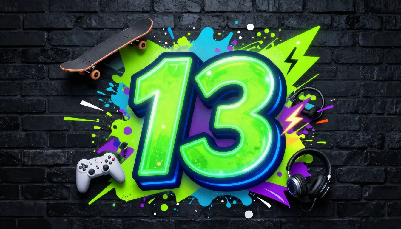 A vibrant and energetic album cover design centered around t...