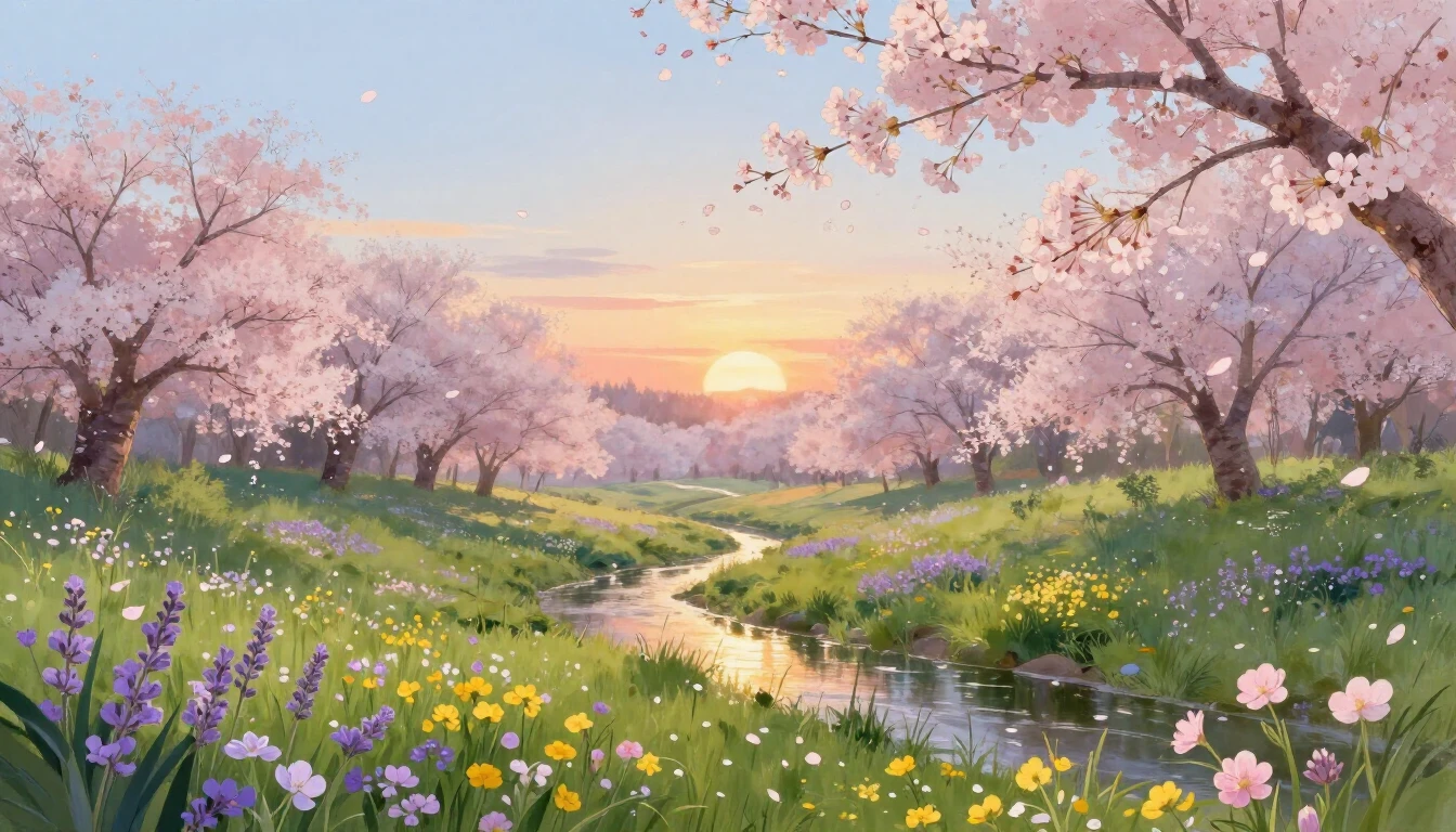 A breathtaking landscape capturing the essence of the spring...