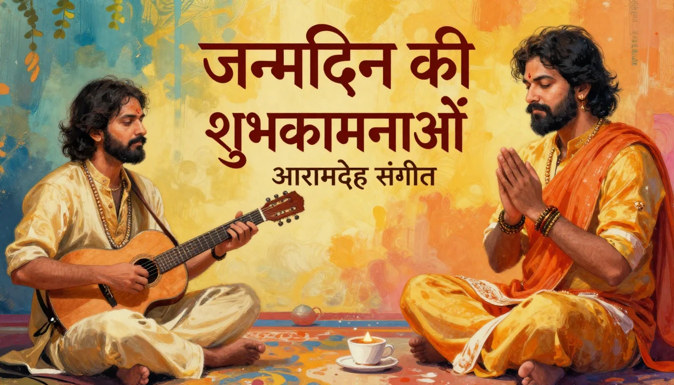 Album cover art for instrumental music about जन्मदिन की शुभक...