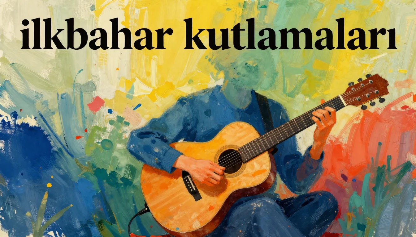 Album cover art for instrumental music about ilkbahar kutlam...