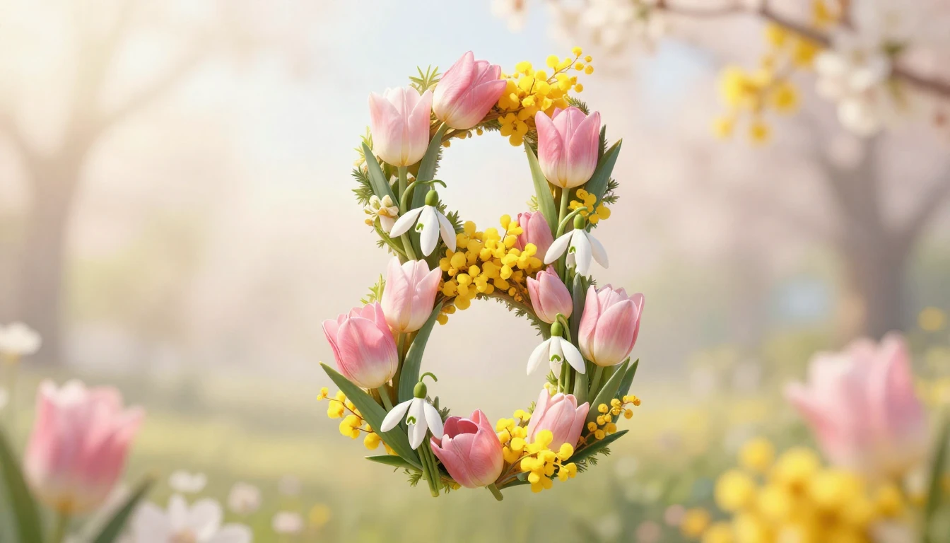 A beautiful and artistic composition for International Women...