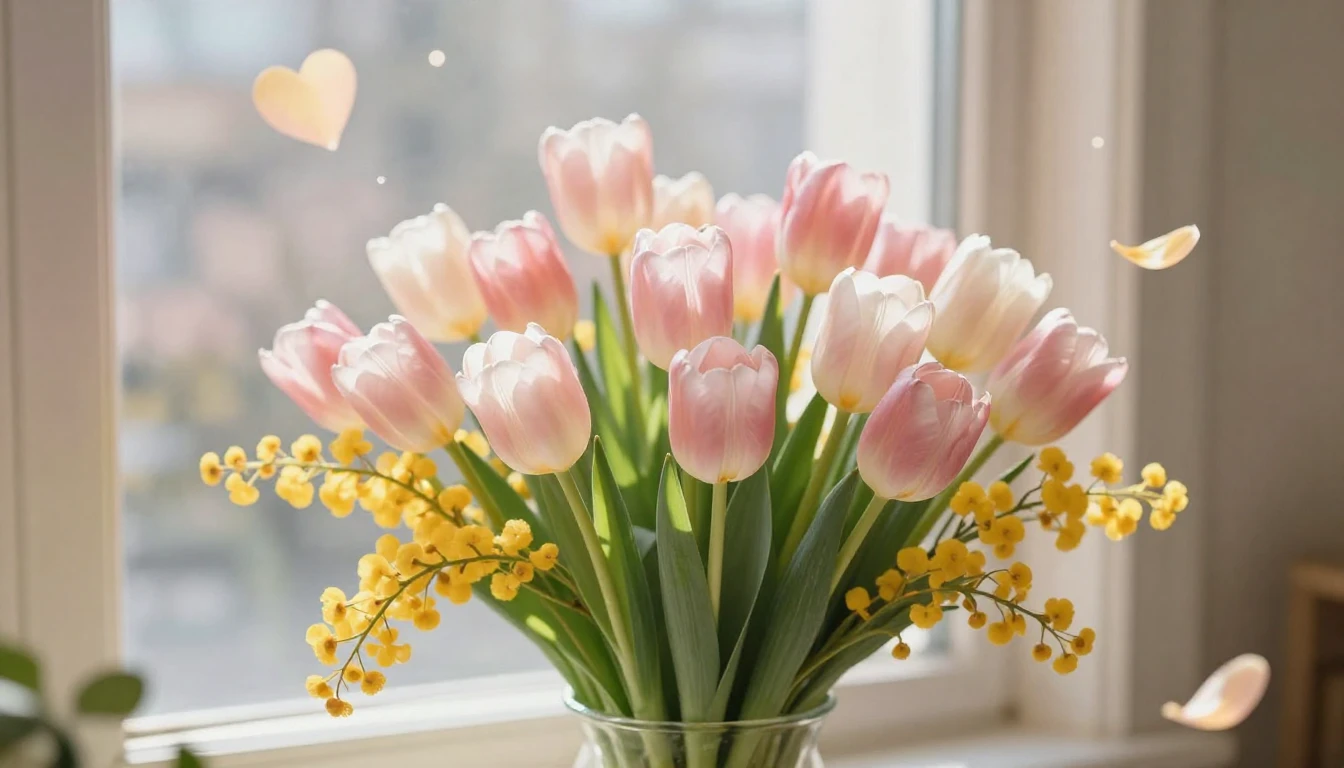 A romantic and elegant composition celebrating International...