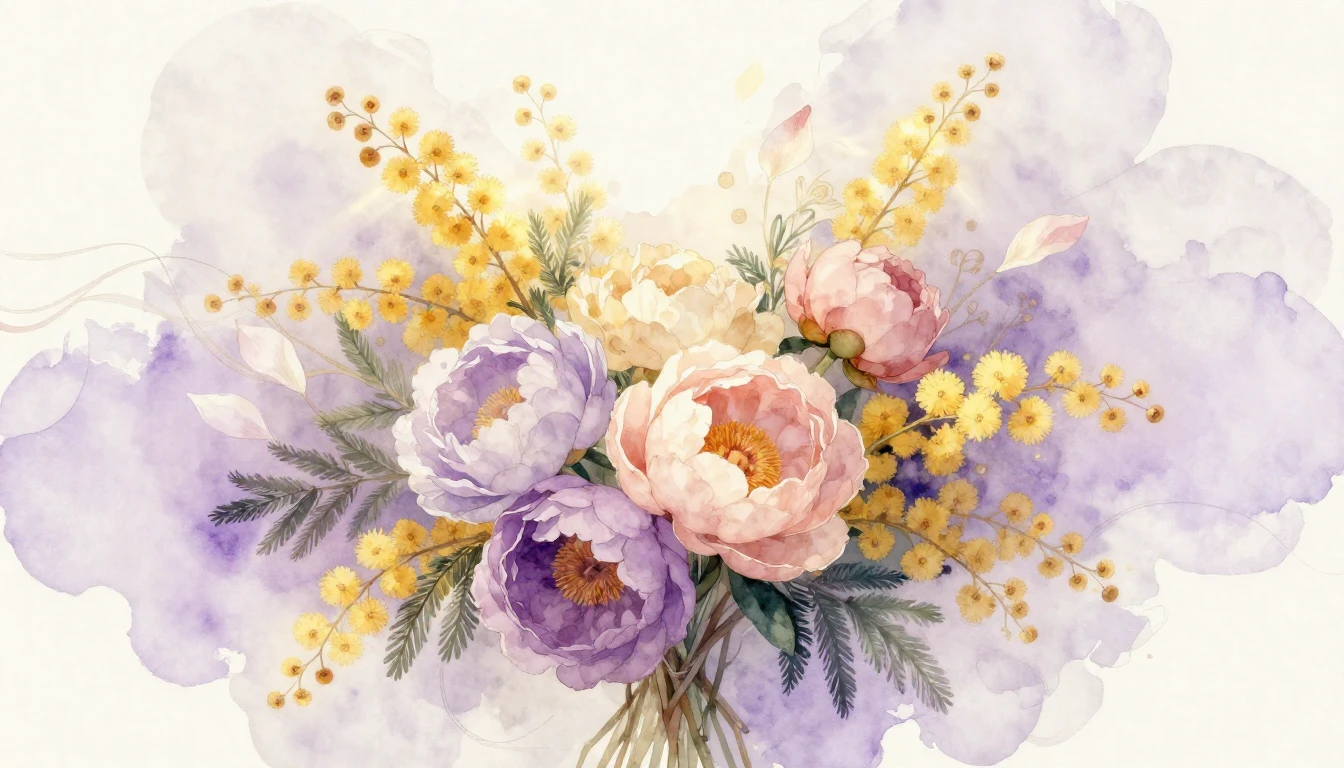 An ethereal watercolor illustration celebrating the spirit o...