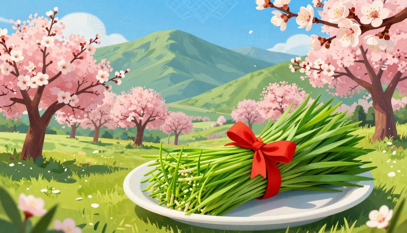 A vibrant and colorful illustration representing the Navruz ...