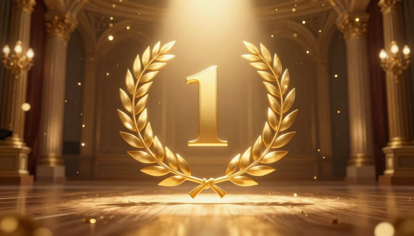 A luxurious and elegant scene celebrating a golden milestone...