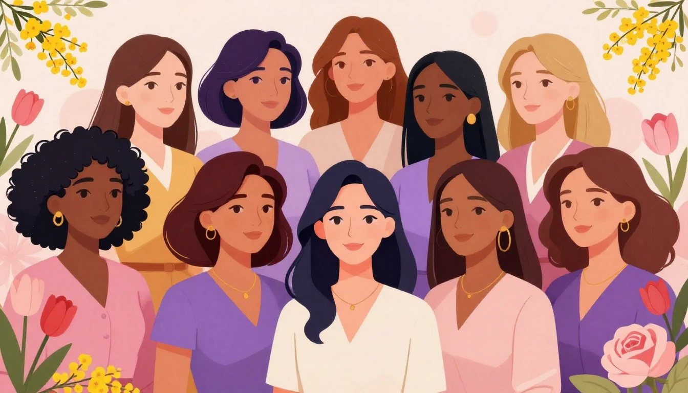 A vibrant and empowering digital art illustration featuring ...