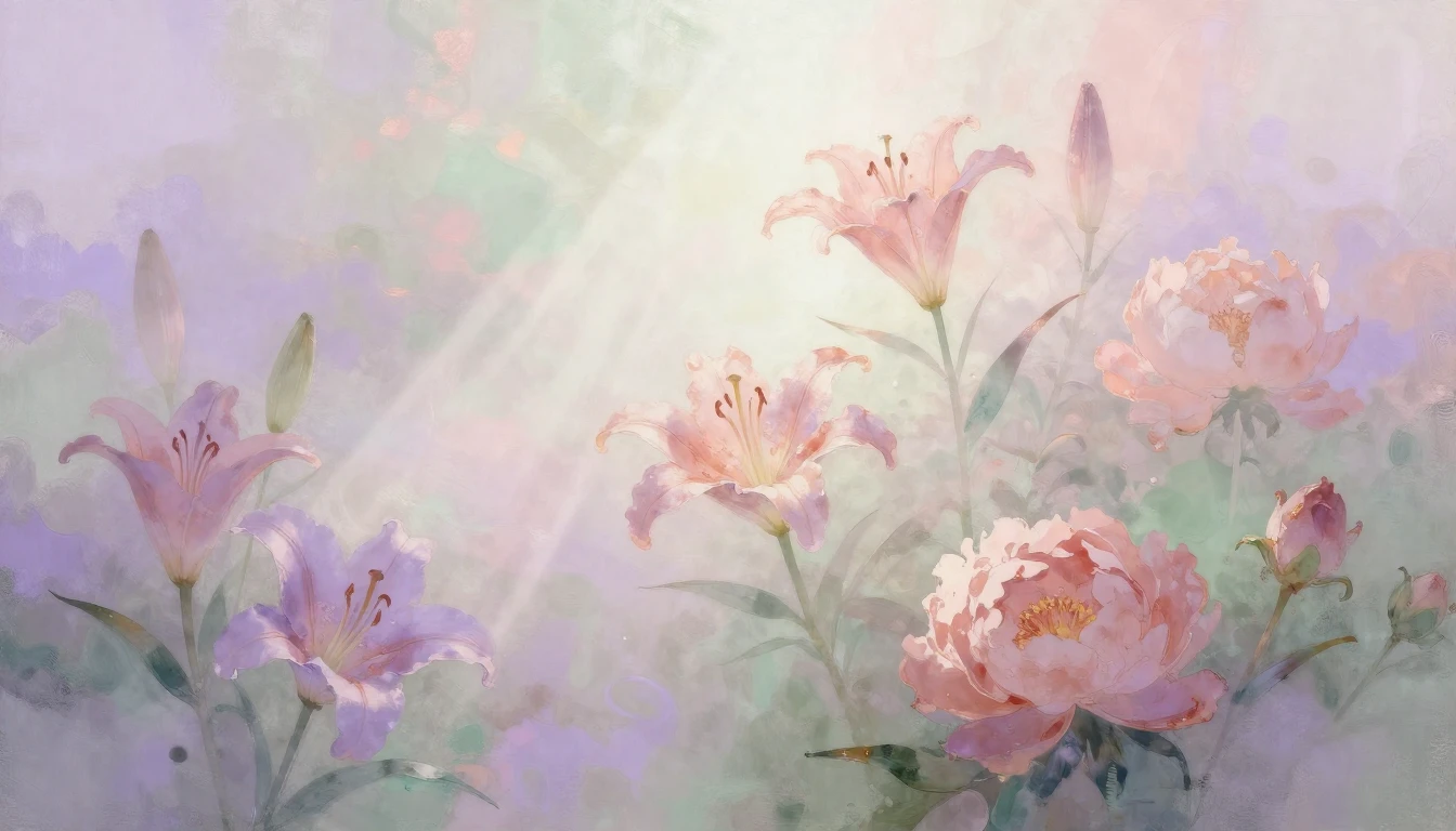 A beautiful, abstract composition representing growth and em...