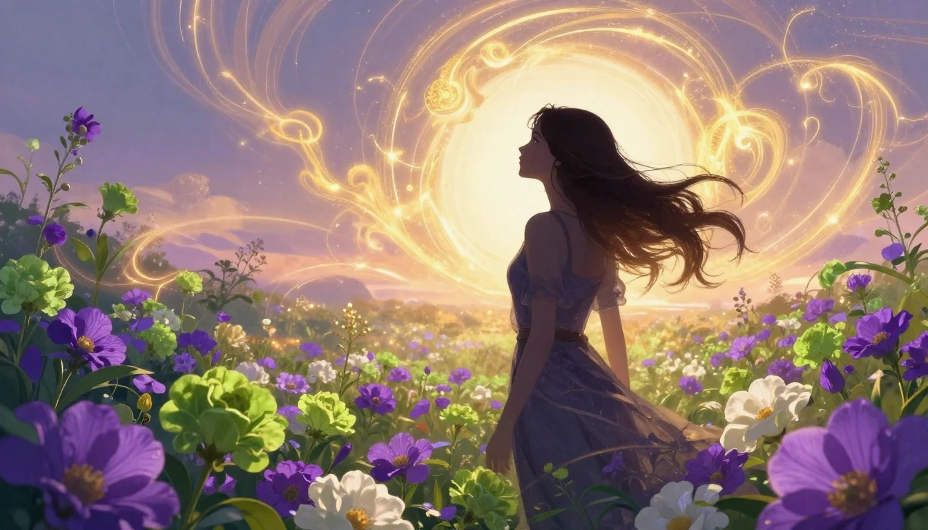 A vibrant and symbolic composition celebrating womanhood. A ...