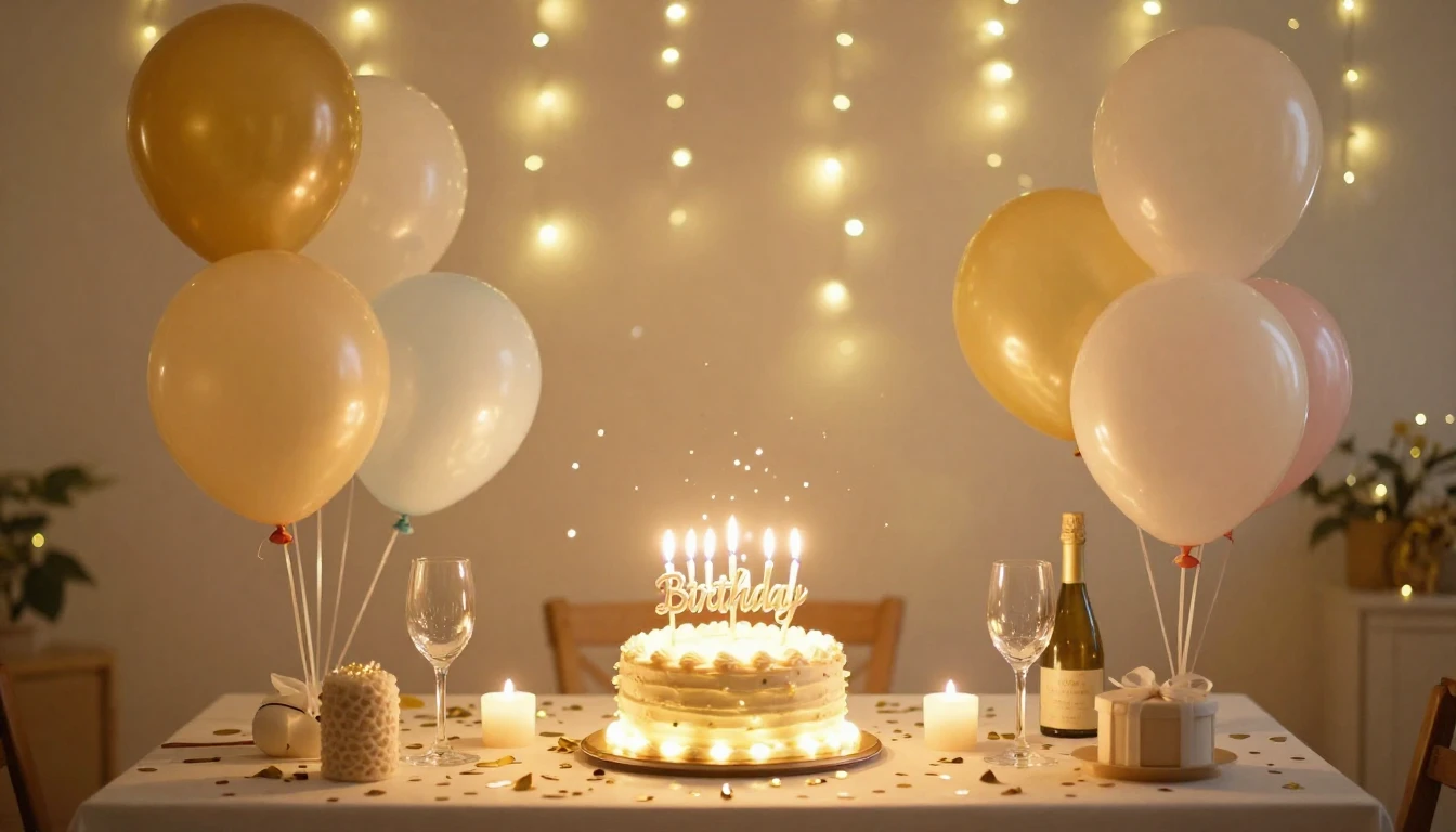 A vibrant and festive scene featuring a beautifully decorate...