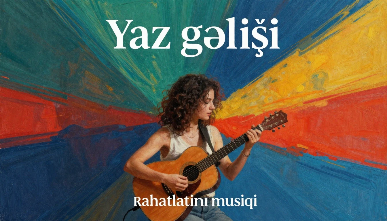 Album cover art for instrumental music about Yaz gəlişi üçün...