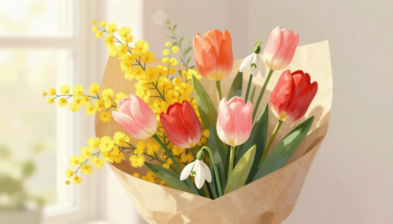 A beautiful and delicate illustration symbolizing Internatio...