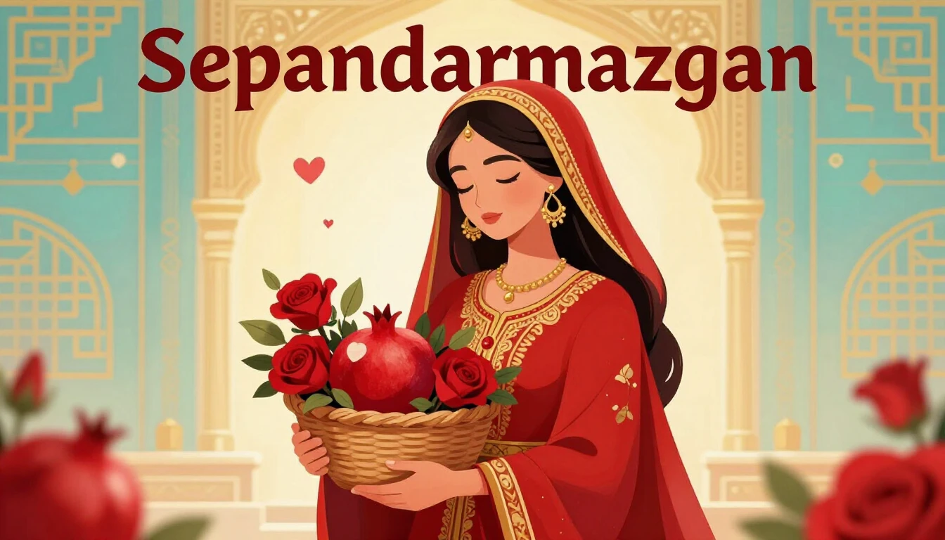 A vibrant and romantic digital illustration celebrating Sepa...