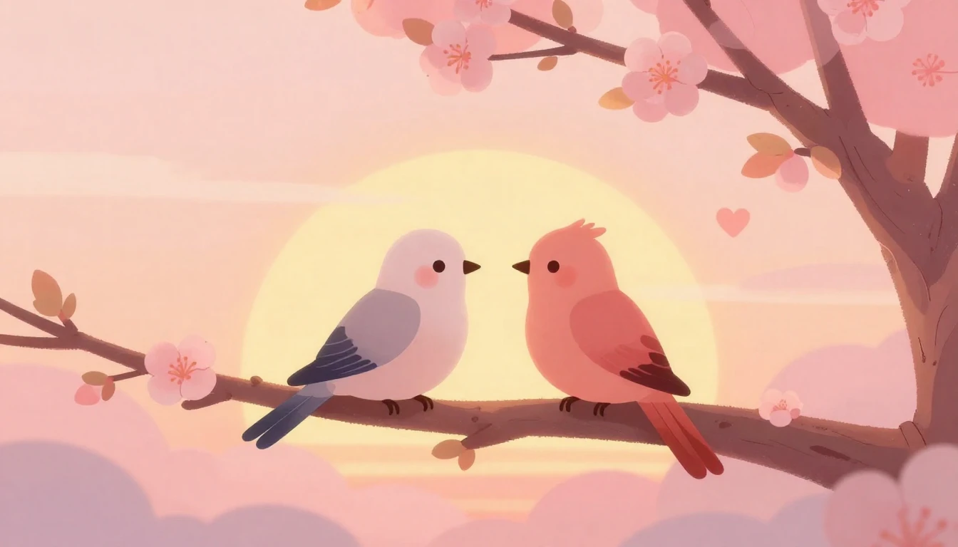 A warm and inviting illustration representing connection and...