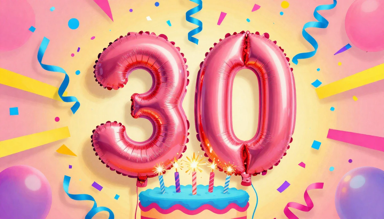 A vibrant and festive music album cover design featuring a l...