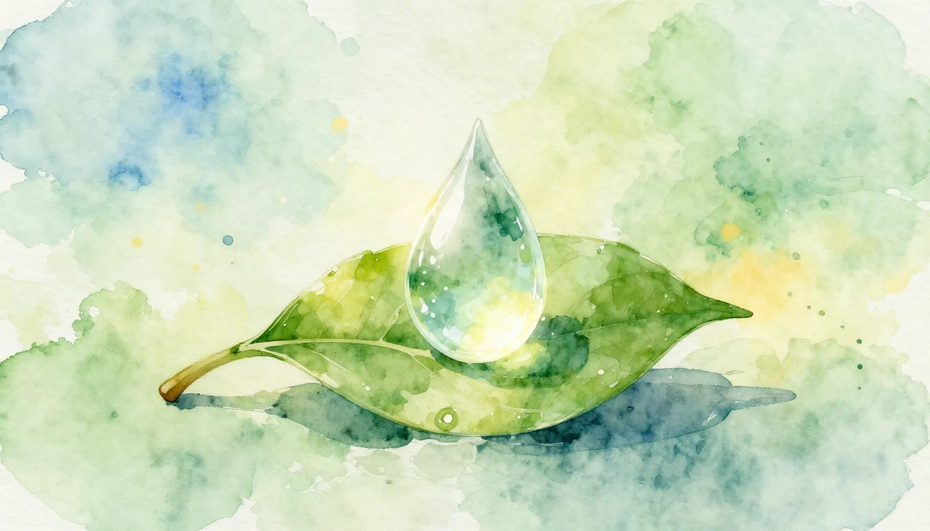 A serene and ethereal watercolor painting representing healt...