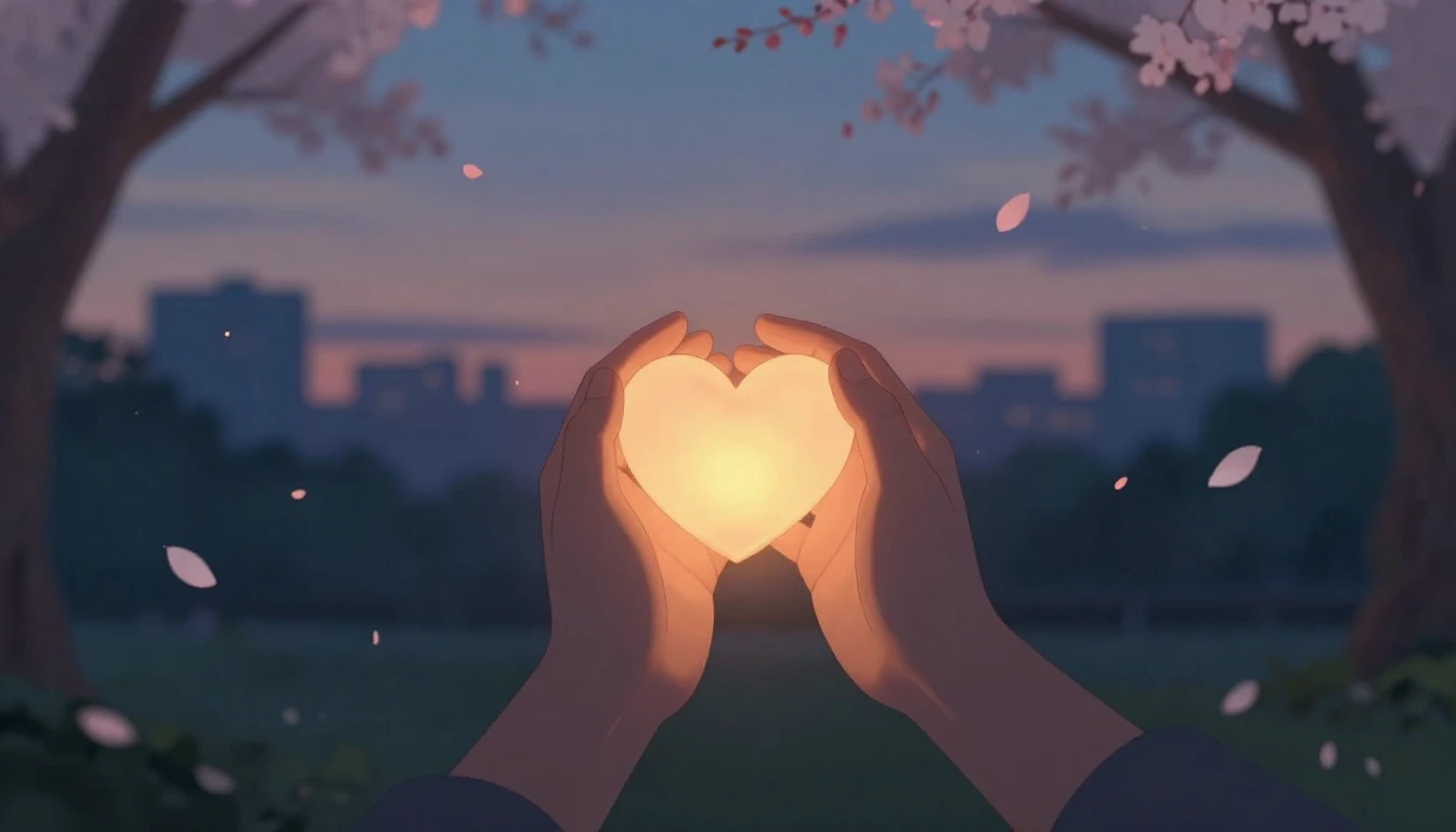 A romantic and dreamy illustration of two intertwined hands ...