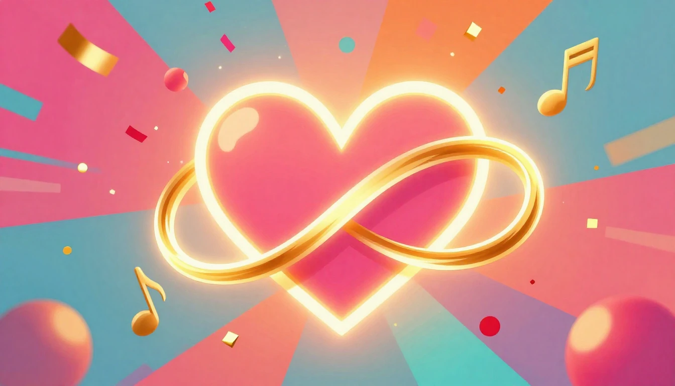 A vibrant and colorful composition symbolizing unity and joy...