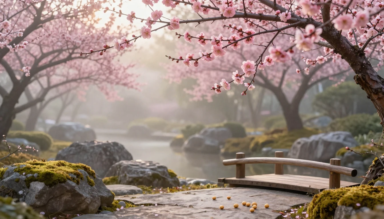 A beautiful landscape depicting the transition from late win...