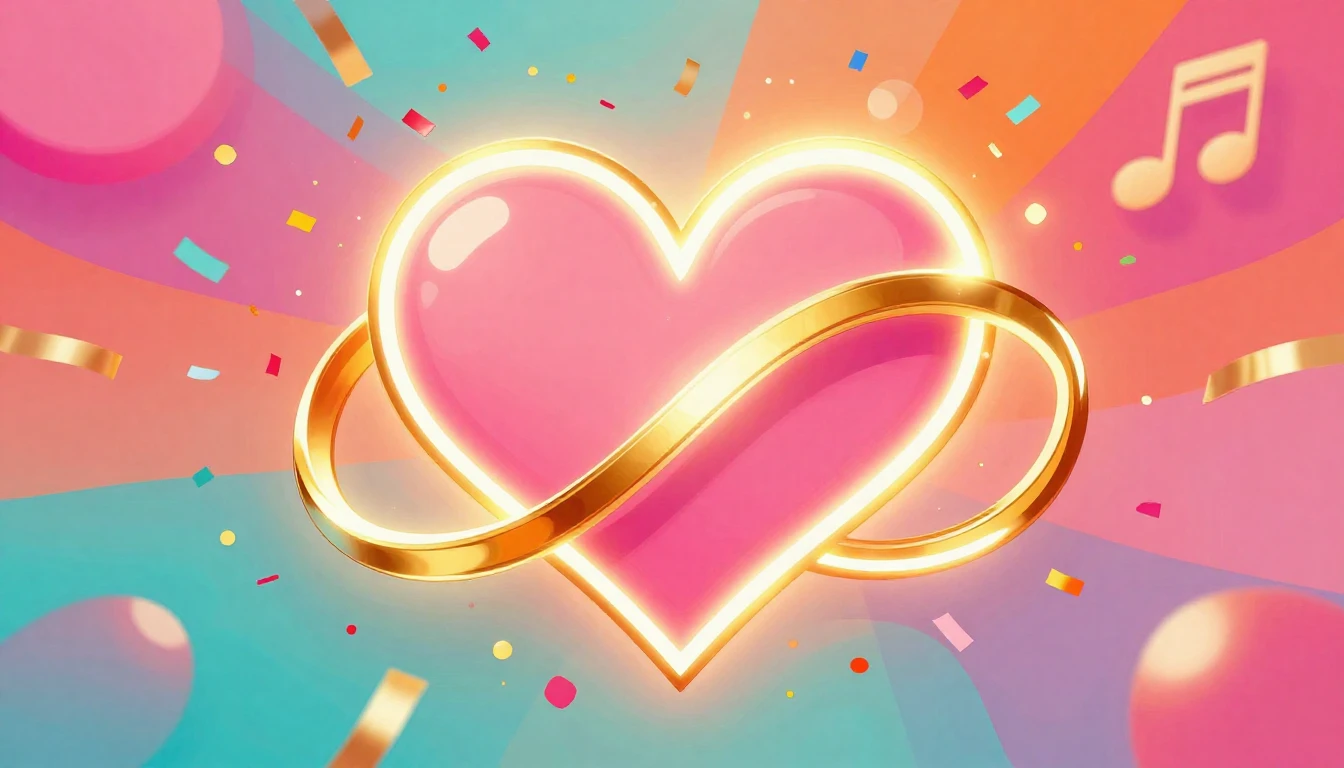 A vibrant and colorful composition symbolizing unity and joy...