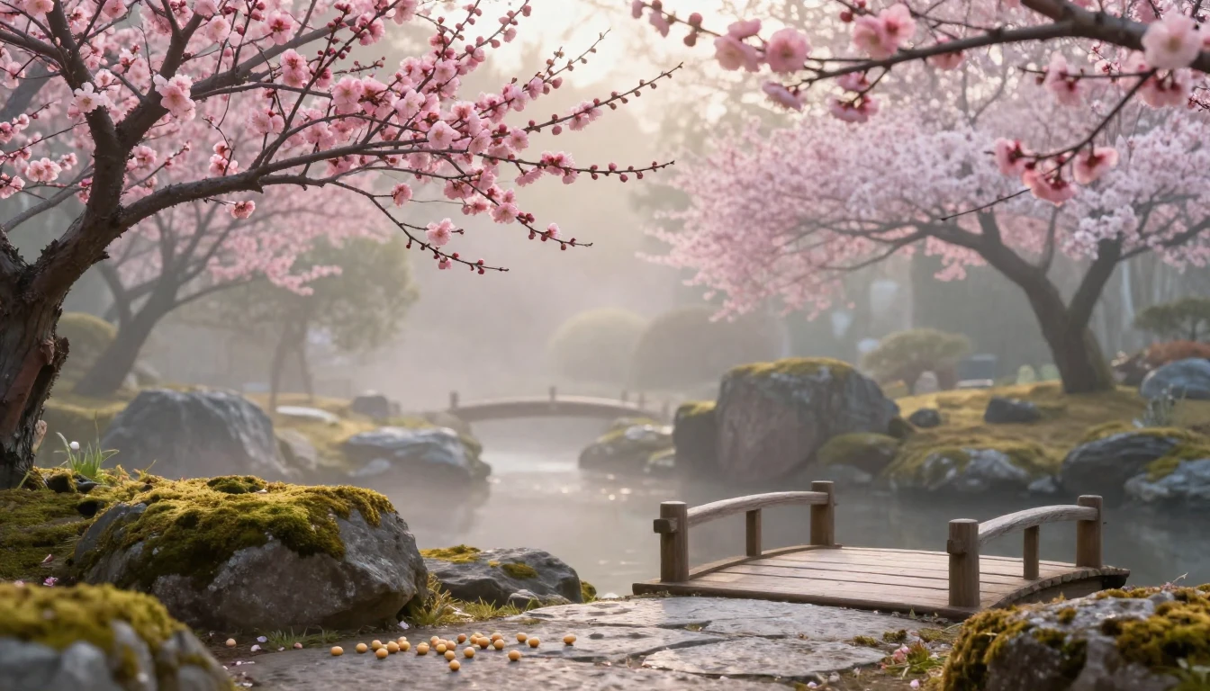 A beautiful landscape depicting the transition from late win...