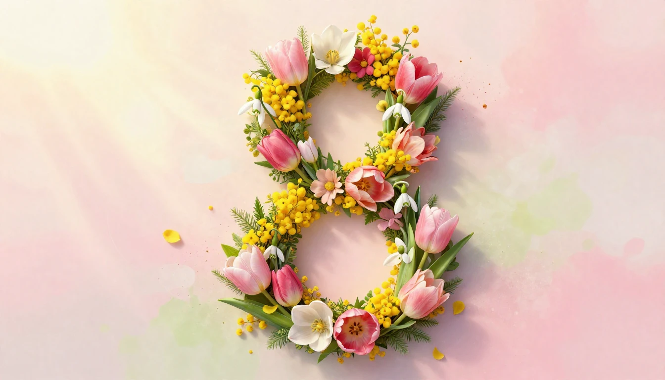 A beautiful artistic composition celebrating International W...