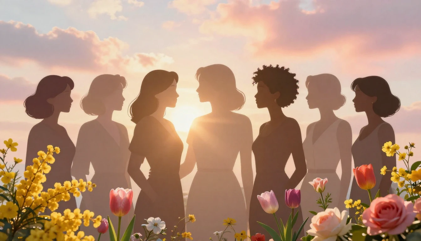 A beautiful and artistic composition celebrating Internation...