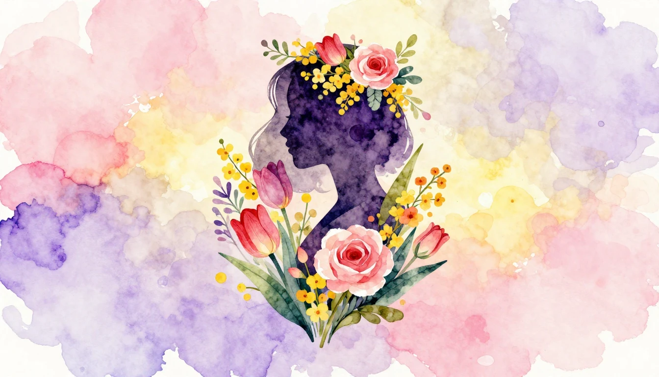 An artistic watercolor illustration celebrating Internationa...