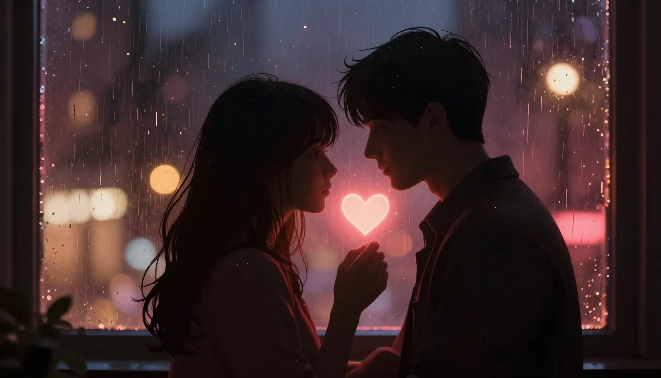 A highly detailed and romantic digital art illustration focu...