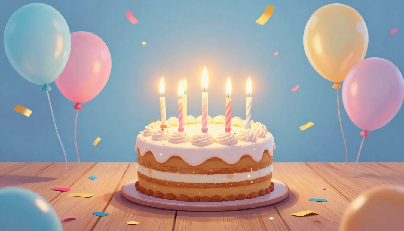 A vibrant and festive digital art illustration suitable for ...